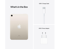 Apple iPad Mini 6gen 64GB Wi-Fi Starlight - 681209 - zdjęcie 10